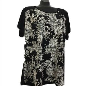 Diana Bell Woman Plus Size 3XL Short Sleeve Blouse Top
